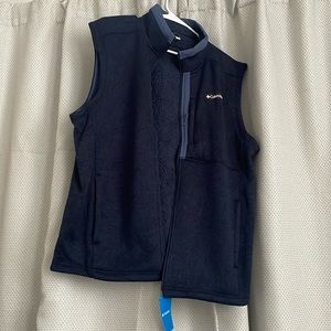 Blue Columbia sweater weather vest
